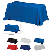 "Zenyatta Eight" 8 ft 4-Sided Throw Style Table Covers & Table Throws -Blanks / Fits 8 ft Table